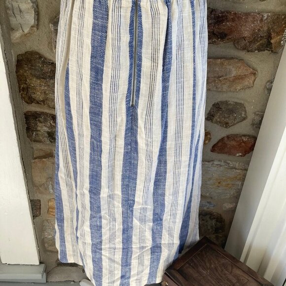 ALICE + OLIVIA BY STACEY BENDET Bauery Puff Sleeved Striped  Midi Dress $375 - Picture 9 of 12